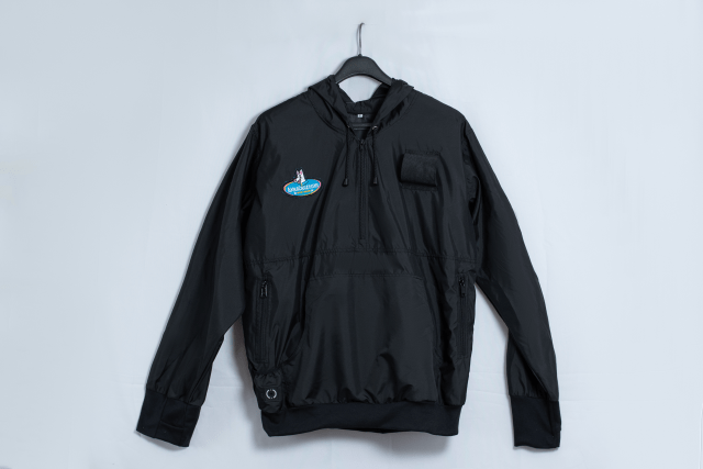 Dog training windbreaker black