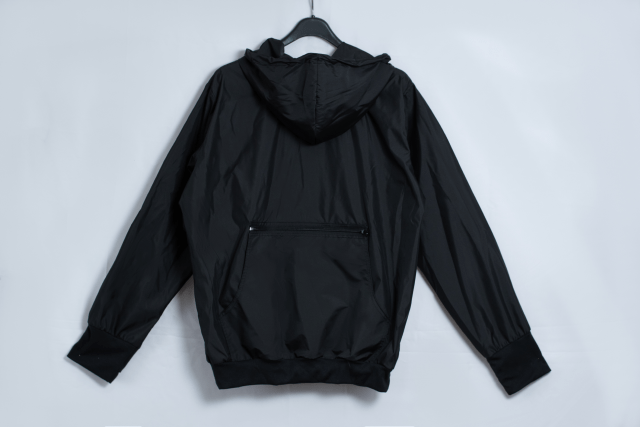 Dog training windbreaker black