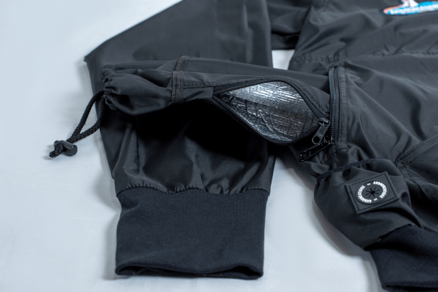 Dog training windbreaker black