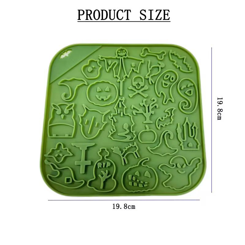 Halloween Lick Mat with Suction Cups