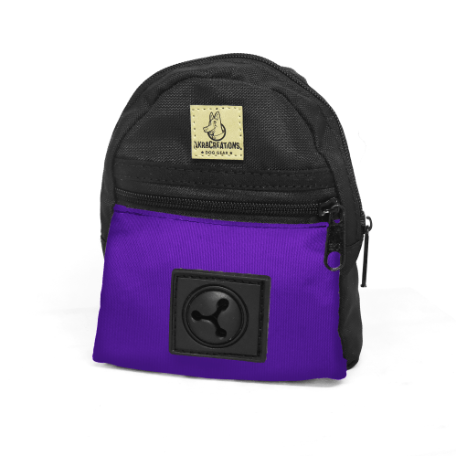 Lilac poop bag pouch