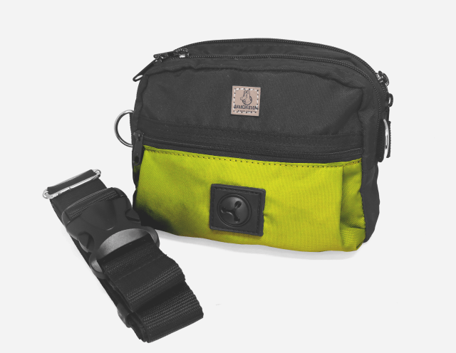 Molle treat bag lime green