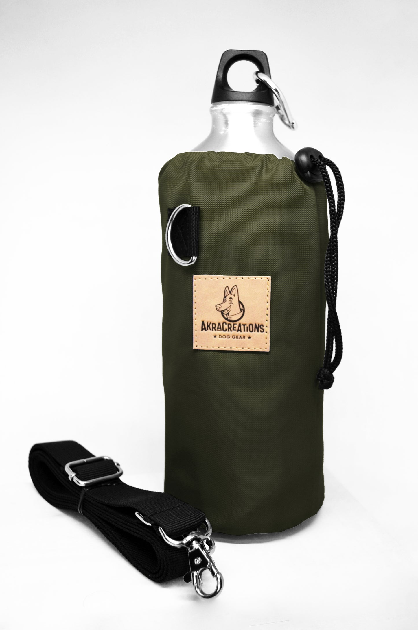 Water bottle military green