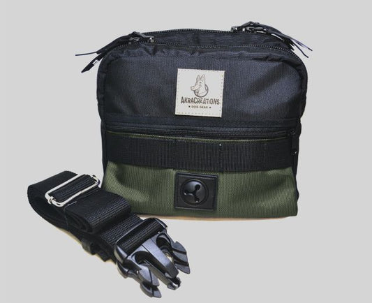 Fanny pack treat bag military green
