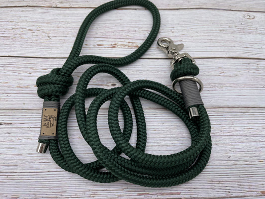 Regular leash dark green