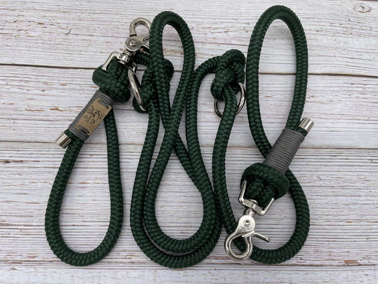 Handsfree leash dark green
