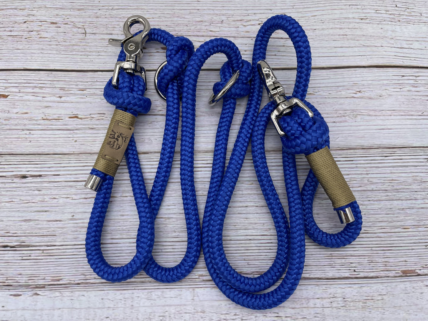 Handsfree leash royal blue