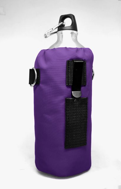 Water bottle holder purple