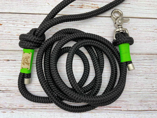 Regular leash solid black